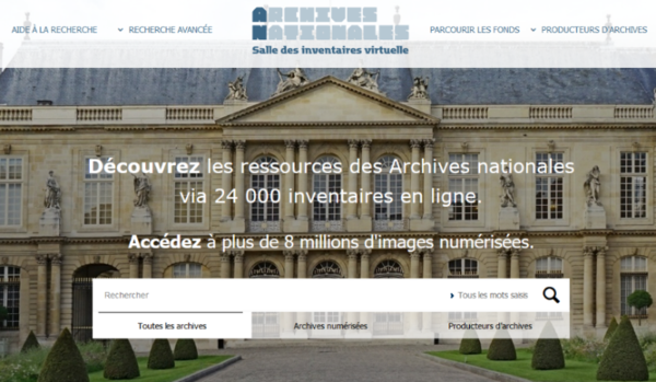 Les archives nationales