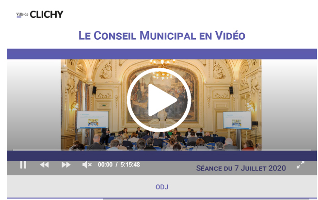 Le Conseil municipal  Ville de Clichy