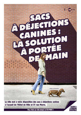 affiche sacs à déjections canines 