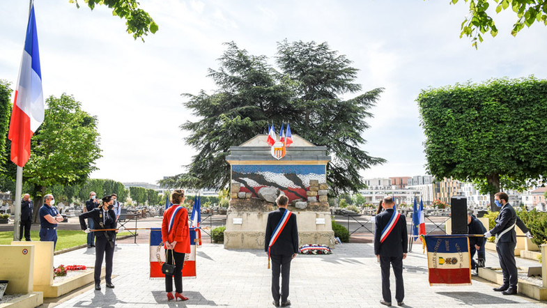 commémoration 8 mai 1945 2020 clichy