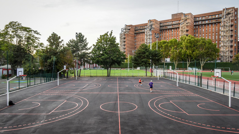 Terrain basket Stade Racine