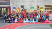 Les élèves de l'école Fratellini déguisés en super héros