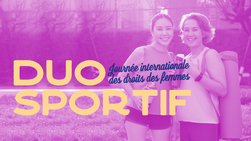 Le 8 mars en action : duo sportif 
