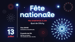 Feu d'artifice 2025