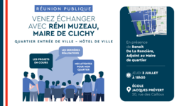 Quartier Entrée de Ville et Hôtel de Ville : réunion publique