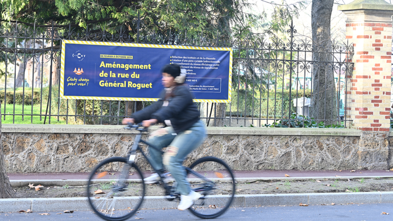  piste cyclable rue Roguet