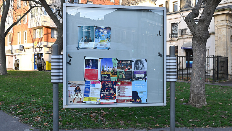 Panneau affichage libre