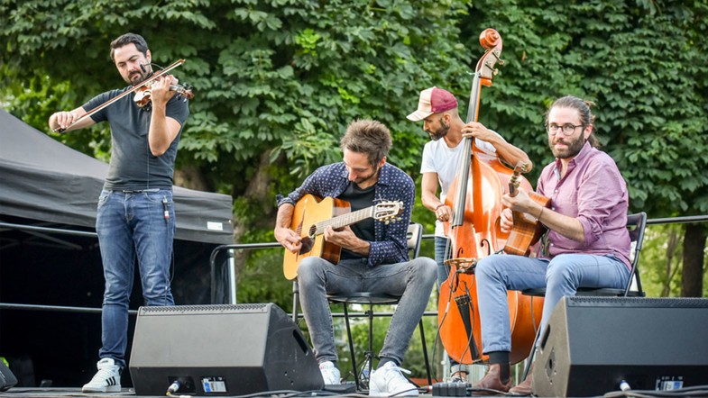 RP Quartet concert au parc Salengro