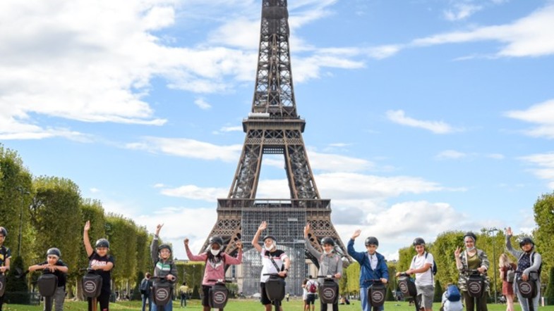 Sortie du club ado en segway dans Paris