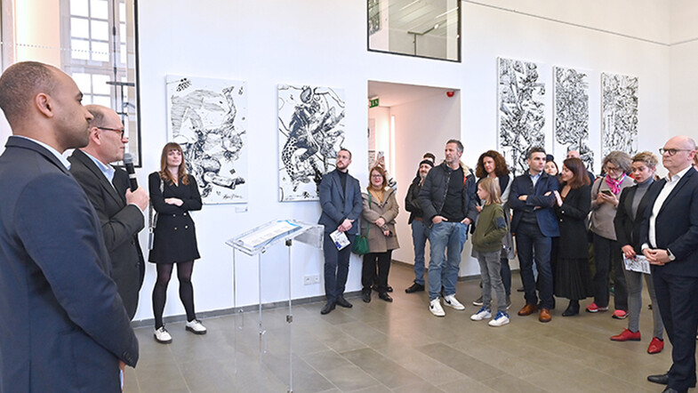 Vernissage exposition Eloge du collectif
