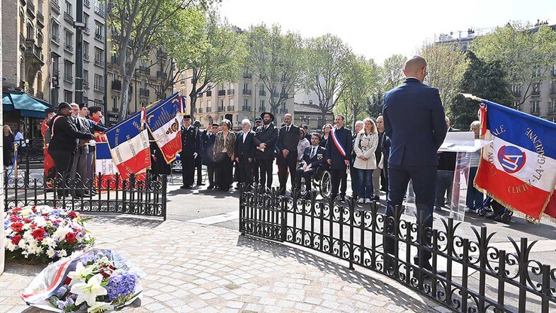 Journée nationale du souvenir des Victimes de la Déportation et Hommage aux enfants juifs déportés à Clichy