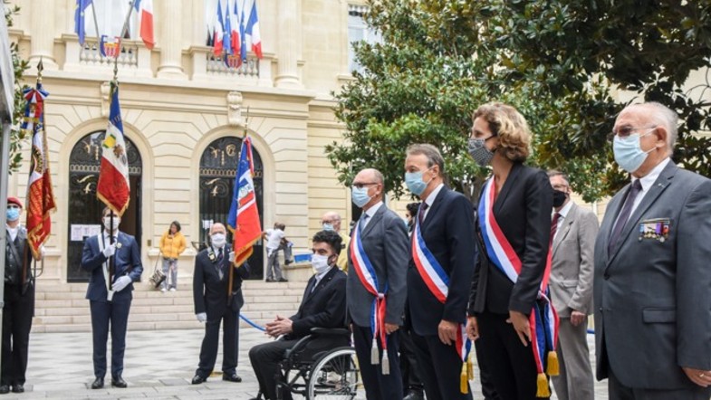 Commémoration 76e anniversaire Libération Clichy