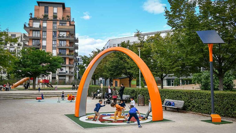 Arche de jeux connectée au Parc Mozart