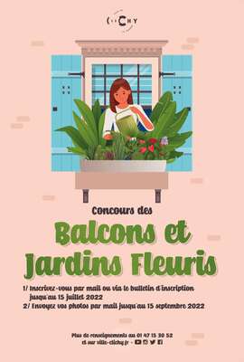 Affiche concours Balcons Fleuris 2022