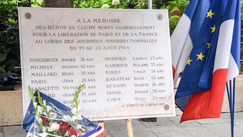 Commémoration libération de Clichy